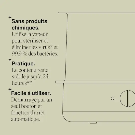 Tommee Tippee Stérilisateur électrique Blanc