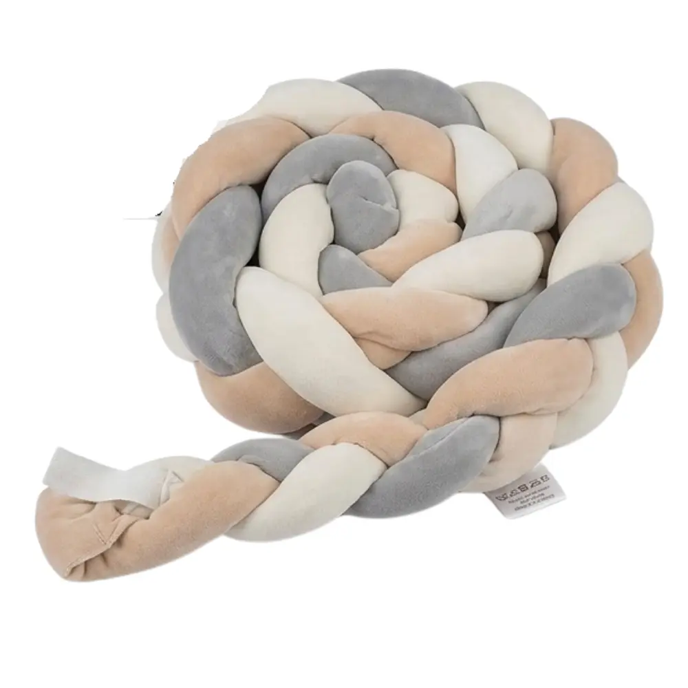 xx Tour de lit tressé multicolore Beige