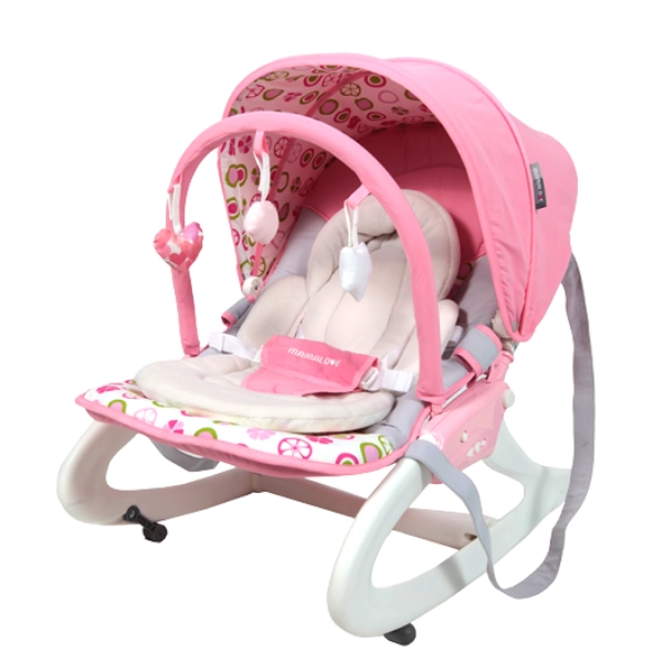 xx Transat Balancelle pour Bébé 3-en-1  Rose Mamalove