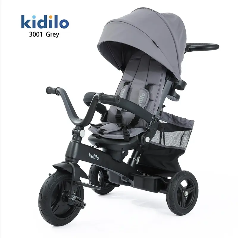 xx Tricycle pour Enfants 2-4 Ans en gris
