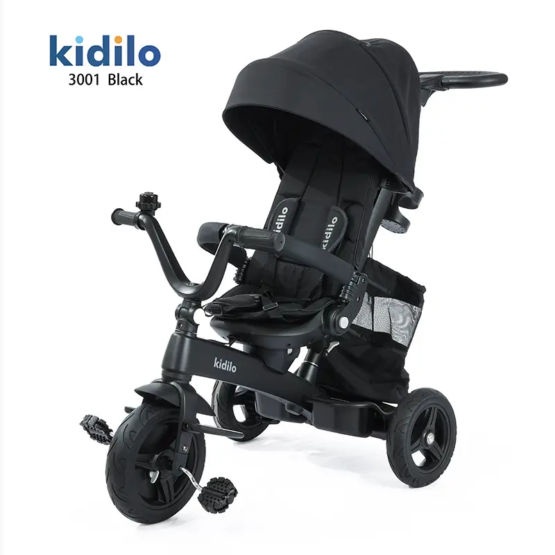 xx Tricycle pour Enfants 2-4 Ans en noir