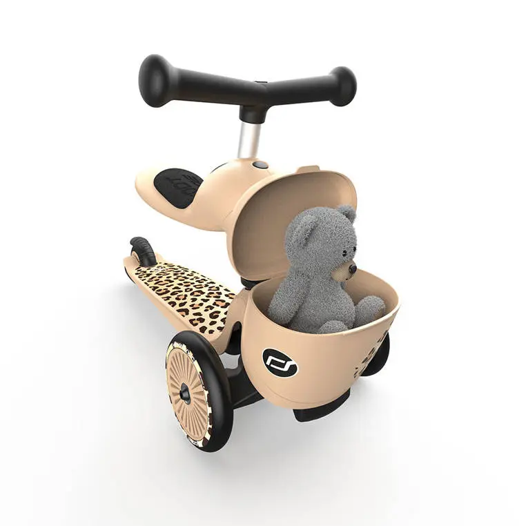 Trottinette 2en1 Highway Kick 1 Lifestyle Scoot And Ride Léopard
