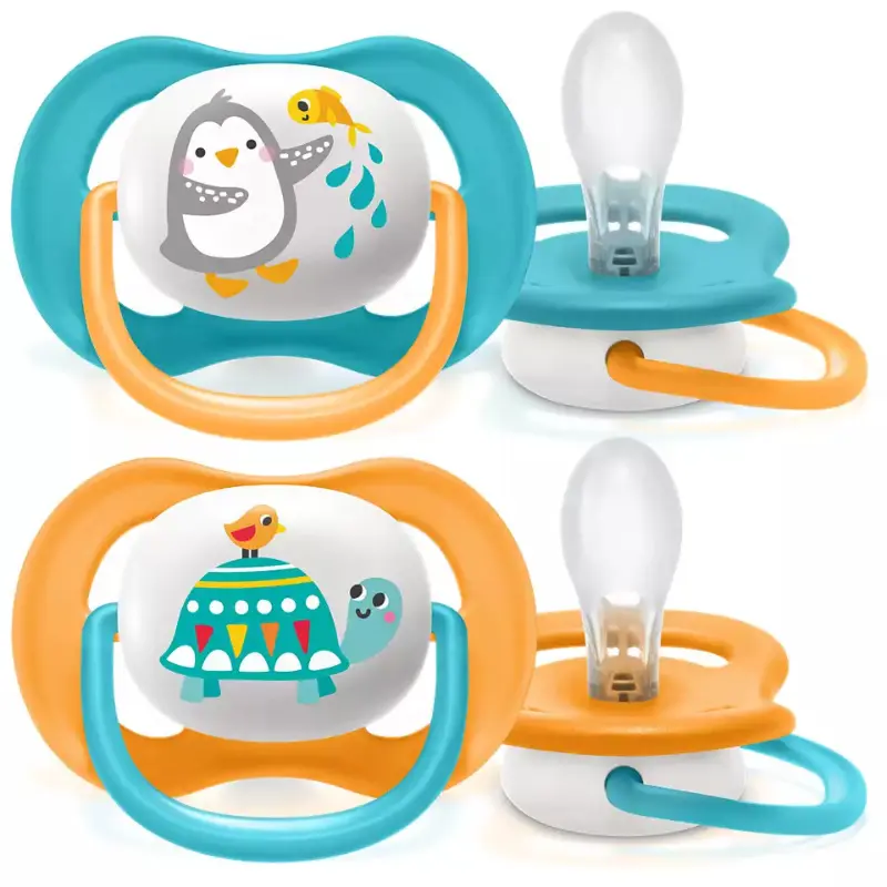 Ultra Air Animals Philips Avent 6-18M 2 Sucettes Blue Fantasy