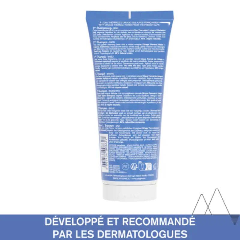 Uriage 1Er Shampooing Extra Doux Sans Savon pour Enfants 200 ML