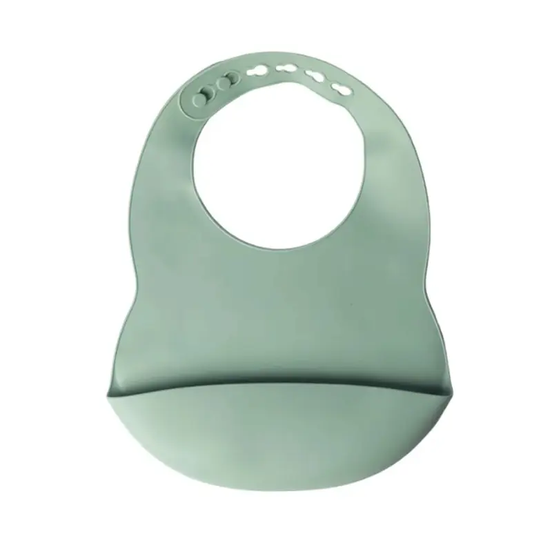 xx YUMMY Bavoir en Silicone avec Poche 4M+