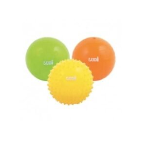 Ludi 3 Balles Sensorielles Jaune Vert Orange 6m+