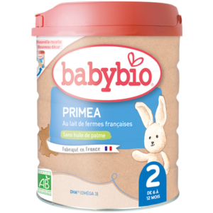 Babybio Lait en poudre 2e âge Primea 2 au lait de vache 800g