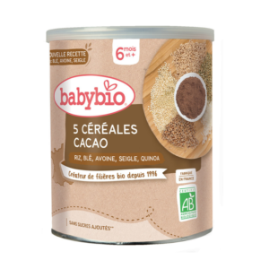 Mélange 5 céréales et cacao bio 6M+ 220g - Babybio