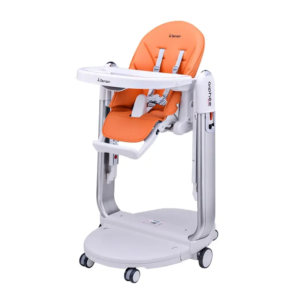 Chaise haute multifonctionnelle 3 en 1 orange – A Demain