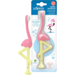 Dr. Brown's Flamingo Brosse à dents pour enfant Rose (3)