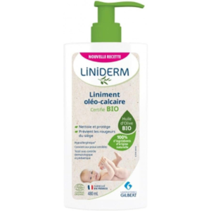 Gilbert Liniderm Liniment Oléo-Calcaire Bio Flacon-Pompe 480 ml