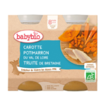 Petit pot légumes et truite de Bretagne - 2x200g - Babybio