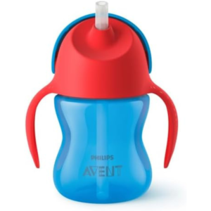 TASSE À PAILLE 200 ML 9M+ - BLUE- Philips Avent