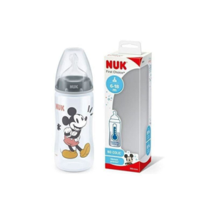 Biberon First Choice Mickey 6-18M - 300 ml - NUK