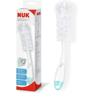 Goupillon NUK 2 en 1 flexible Pour biberons et tétines