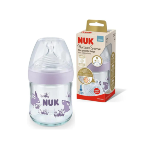 Nuk Biberon Nature Sense en Verre 120ml – Violet