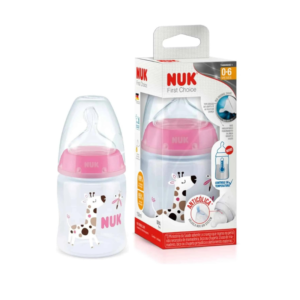 Nuk Biberon first choice+ Température control 150ml 0-6mois Rose